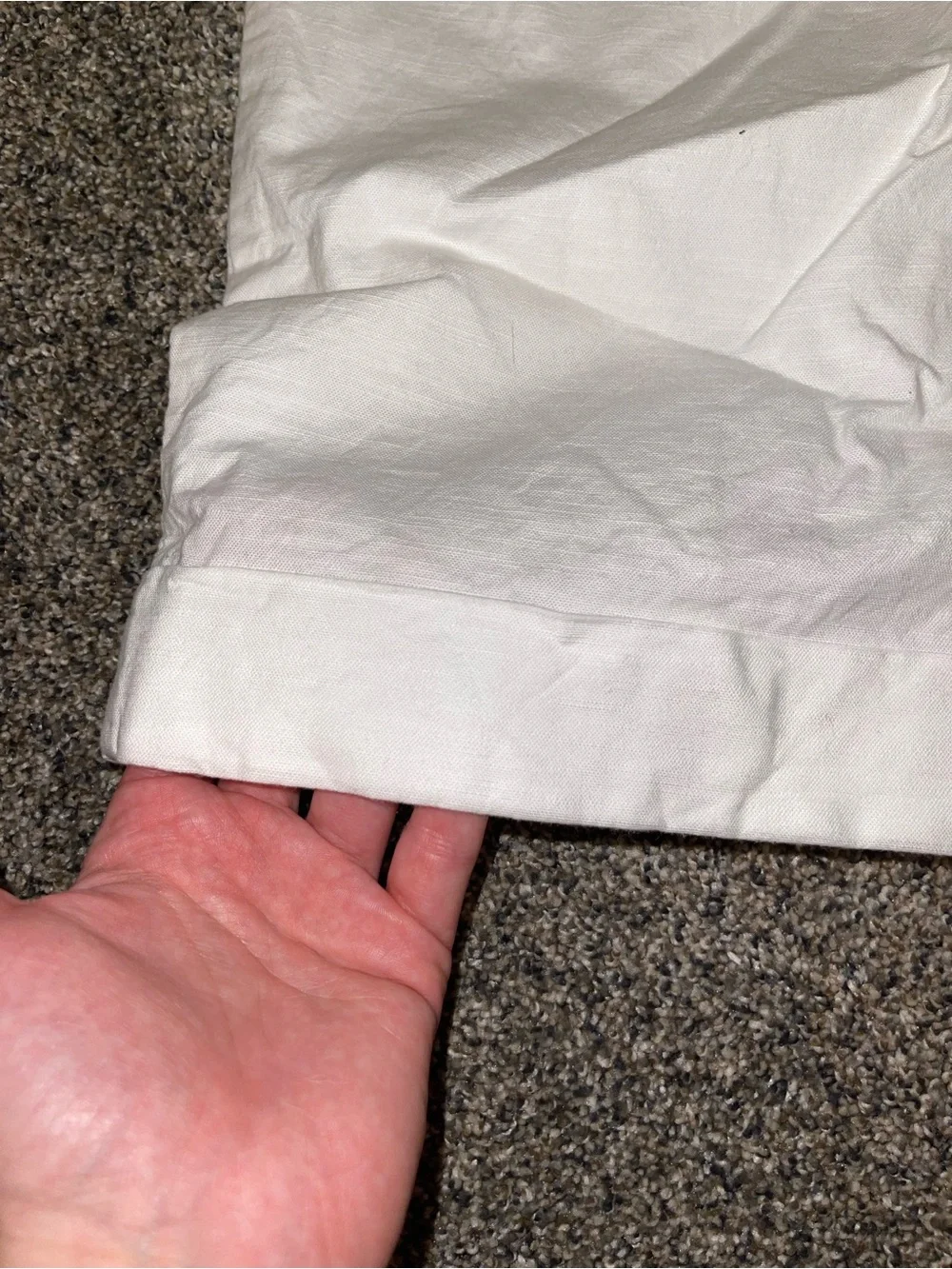 The Limited White Cropped Pants